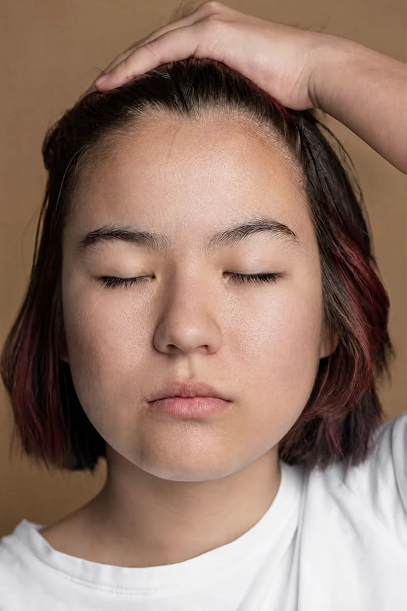 Portrait with breakouts retouched by Cherry — after