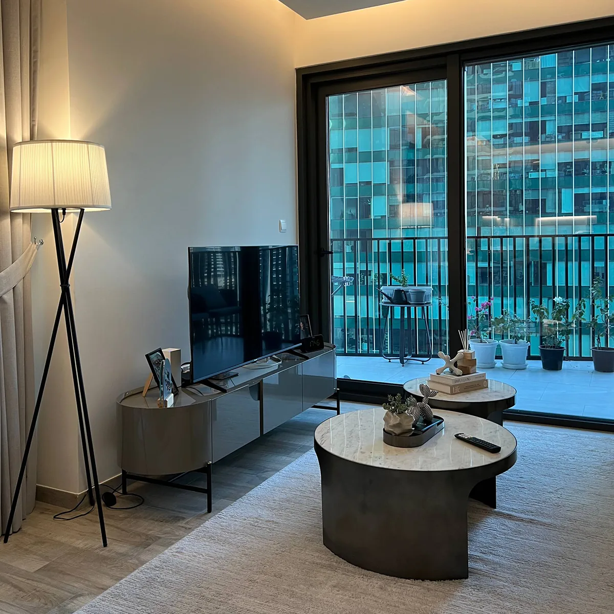 A living room relit by Radbin — As shot